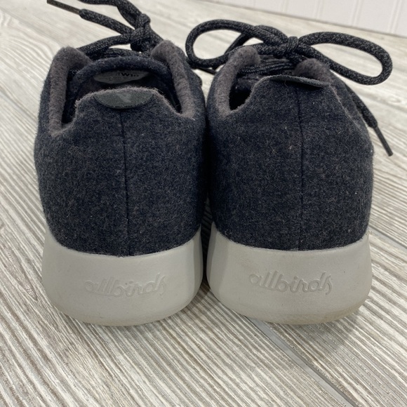 Allbirds Gray Wool Runners Sneakers - womens sz 10 - Picture 5 of 8